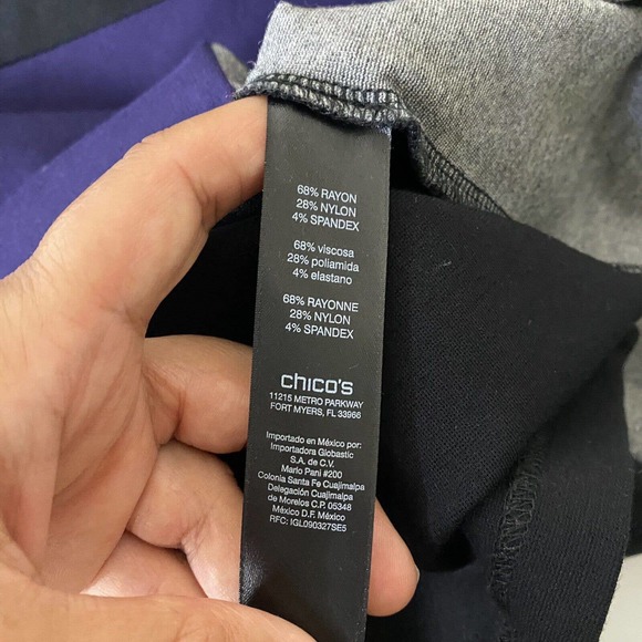 Travelers Collection By Chico’s Women’s Multicolor Swirl Pattern Dress Size 1. - Picture 6 of 10